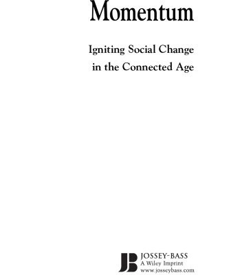 Momentum  Igniting Social Change  in the Connected Age